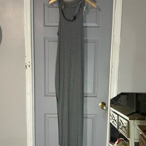 Lululemon Gray Sleeveless Maxi Dress